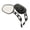 Matte Black, variant on Motorcycle 8mm Rearview Side Mirrors For Harley Sportster Touring Dyna Street Bob FXDB Fat Bob FXDF Fatboy