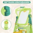 thumbnail image 3 of Joyooss Kids Easel, 2-in-1 Adjustable Standing Art Easel for Toddlers, Magnetic Chalkboard & Whiteboard with Accessories, Blue, Ages 3+, 3 of 8