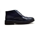 thumbnail image 3 of British Collection Playboy Classic Wingtip Chukka Black Leather Boot, 3 of 5