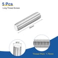 thumbnail image 2 of M12x45mm Tige Entièrement Filetée, 5 Pcs Acier Inoxydable 316 Vis Filetée à Pas 1.75, 2 of 7