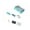Sky Blue, variant on MOMOJIA Disposable Camping Grill Rustproof Stainless Grate Easy Transport Charcoal Grill Perfect For Beach Parties Tailgating