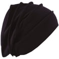 thumbnail image 2 of Bangcool Turban Head Wrap Fashion Unisex Ruffle Beanie Headwrap Hair Cover Wrap Sleep Hat, 2 of 4