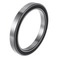 thumbnail image 1 of Unique Bargains Roulements à Billes Rainures Profondes 6818DDU 90x115x13mm P5 Double Joint en Caoutchouc Roulements Lubrifiés 1 Pce Roue de Scooter Planche à Roulettes Universelle Noir Argent Ton, 1 of 6