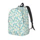 thumbnail image 1 of Disketp Daisy Floral A print Canvas Backpack Lightweight Travel Daypack Student Rucksack Laptop Backpack-Medium, 1 of 5