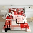 thumbnail image 2 of Castle Fairy Geometric Rectangle 2Pcs Bedding Comforter Set for Teenagers,Abstract Minimalist Twin Comforter Sets,Vintage Aesthetic Breathable Bedding Set,Microfiber Bedroom Decor, 2 of 8