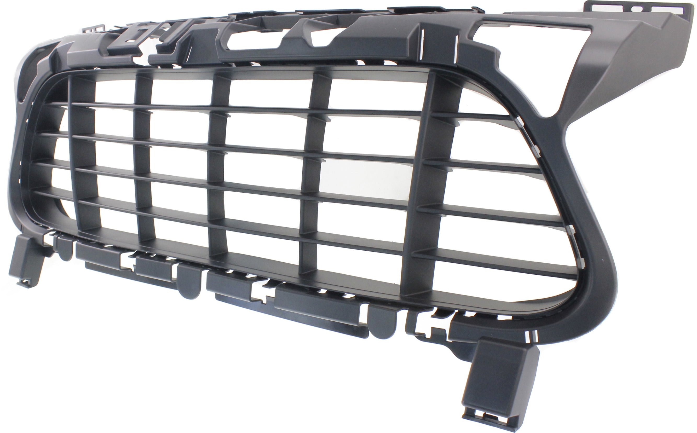 Bumper Grille Compatible With 2011-2014 Porsche Cayenne Front Textured Black