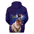 thumbnail image 4 of Suéter de Navidad informal de moda para hombre, suéter con capucha y estampado Digital de vellón Pompotops oipoqjl16517, 4 of 5