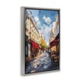 thumbnail image 2 of Stupell Industries Victorian Charming Paris Street Scene Gray Floating Frame Canvas Art, 21 x 31, by Petals Prints Design, 2 of 8