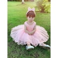 thumbnail image 4 of Vestido NSSMWTTC para bebé niña, sin espalda, perlas, lazo rosa 80, 4 of 7
