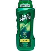 Irish Spring Body Wash, Aloe 18 oz (Pack of 3)