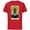 Red, variant on Marvel Tarot Arcana Black Panther as the Judgement Card - Short Sleeve Cotton T-Shirt for Adults - Customized-Athletic Heather