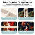 thumbnail image 3 of Christmas Travel Portable Square Jewelry Box for Rings Earrings Necklaces Bracelets Girls Women Display Case Holder Organizer Stand Storage Box, 3 of 6