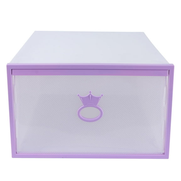 NUOLUX Thickened Transparent Shoes Box Drawer Type Plastic Shoe Storage Container
