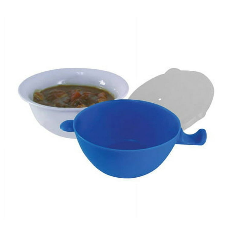 Hot Bowl, Cool Hands: Microwave Bowl with Lid and Handle