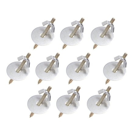 

10pcs M5x50 Retaining Screw Fitting Screws with 10pcs Gasket for Bird Nesting Lock Anti-bite Ring House Cages Parrot Breeding Box