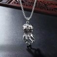 thumbnail image 2 of HOOUN For Men Monster Octopus Skull Pendant Necklace Punk Gothic Retro Jewelry 24", 2 of 5