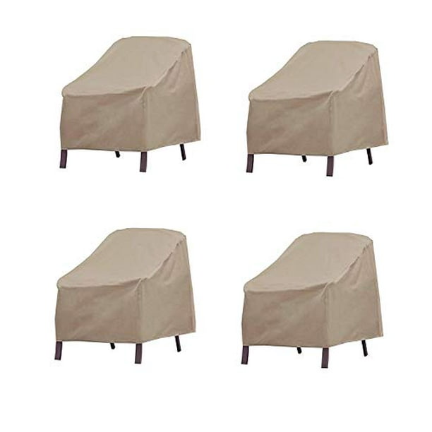 Modern Leisure 3134D Chair Cover, Weather & WaterResistant Patio Chair Cover (Pack of 4