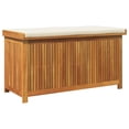 thumbnail image 2 of vidaXL Outdoor Cushion Box 113x50x60,5 cm Solid Wood Acacia, 2 of 3