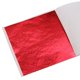 thumbnail image 1 of KINNO Hojas de hojas de papel de aluminio rojo de 3,15 pulgadas, lámina de oro dorado rojo, 100 hojas para pinturas, manualidades, decoración de uñas, muebles, 1 of 1
