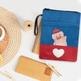 thumbnail image 4 of HELLHERO Book Sleeve Protector Pouch Book Carrying Case Polyester Fabric Pocket Reusable with Waterproof Carrying Book Case, Hat Pig, 4 of 8