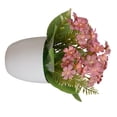 thumbnail image 3 of Decoración floral plástica del escritorio de la casa de la flor de la simulación del paño de las flores artificiales en maceta, rojo Noticed HA7819-04B, 3 of 6