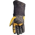 thumbnail image 3 of Caiman Caiman 607-1832-L Gants de Soudage Révolution pour Soudure Mig-Stick, Révolution Ii Noir Or Lg, 3 of 4