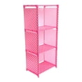 thumbnail image 1 of 3 Tiers Cube Bookcase Book Shelf Multifunctional Storage Rack for Books Shoes Toys Green Plants Decorations Bedroom Study Room Kitchen, 1 of 8
