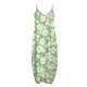 thumbnail image 4 of Vestido largo de playa ajustado con estampado Floral a rayas sin mangas con cuello en V y cintura media a la moda para mujer Pompotops  ghjkhdj7147, 4 of 5