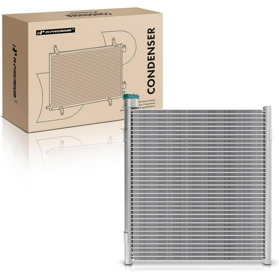 A-Premium Air Conditioning A/C Condenser Compatible with Honda Civic 1996-2000 & Acura EL 1997-2000 1.6L, Without Receiver Drier, Replace# 80110S01A01