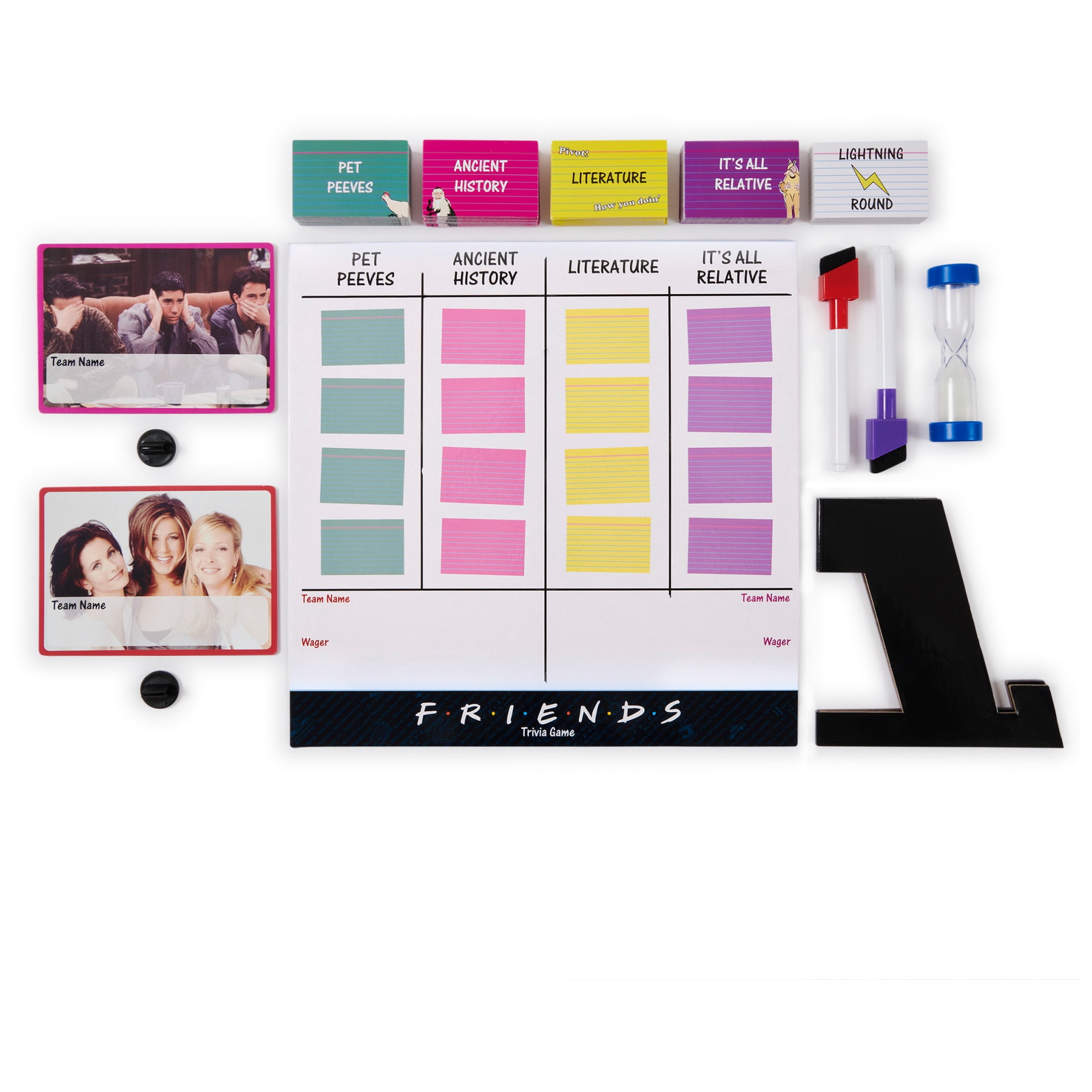 Friends TV Show, The One with the Apartment Bet Party Game, for Adults and Teens Ages 14 and up