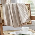 thumbnail image 3 of Curtainking Linen Curtains 96 Inch Length for Living Room Farmhouse Rod Pocket Back Tab Light Filtering Window Drapes for Bedroom Curtains Crude 2 Panels Taupe, 3 of 8