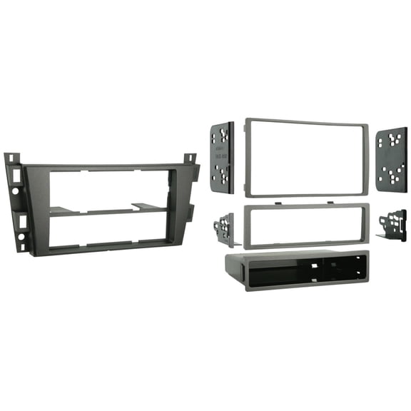 Metra 99-2008 Aftermarket Single or Double DIN Radio Installation Kit Fits - Cadillac DTS 2006-2011 and SRX 2007-2009 - Black