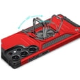 thumbnail image 2 of For Samsung S23 Plus Robust Magnetic Kickstand Hybrid Case Cover - Red, 2 of 4