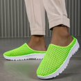 thumbnail image 2 of Slip on Work Shoes for Men Open Back Shoes Closed Toe Slides Breathable Arch Support Slippers Comfort Walking Shoes, 2 of 9