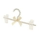 thumbnail image 1 of Percha de ropa de lujo con perlas de imitación, percha decorativa para ropa Blanco, 1 of 6