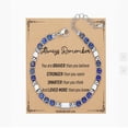 Adjustable Beaded Bracelet For And Stretch Elastic String With Natural ...