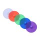 thumbnail image 1 of Tapa de fermentación de tarro de masón/aplicable al calibre de 86 mm (juego de 5 piezas de silicona separada roja/azul/verde/púrpura/blanca) (sin tapa), 1 of 14