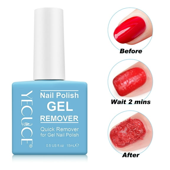 Gel Nail Polish Remover, Professional Gel Polish Remover 15ml