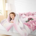 thumbnail image 5 of Castle Fairy Teens Kawaii Snowman 2-Piece Twin Xmas Tree Christmas Breathable Bedding Set, 5 of 9