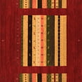 thumbnail image 1 of Ahgly Company Indoor Square Abstract Orange Contemporary Area Rugs, 7' Square, 1 of 1