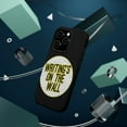 thumbnail image 3 of DistinctInk MagSafe Tough Case for Apple iPhone 14 Pro (6.1" Screen) - Writing's On The Wall - Wireless Charging Compatible, 3 of 6
