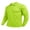 Fluorescent Green, variant on Pinspark Men's Long Sleeve Polo Quick Dry Lightweight Breathable UPF 50 Sun Protection Shirt with Left Sleeve Pocket