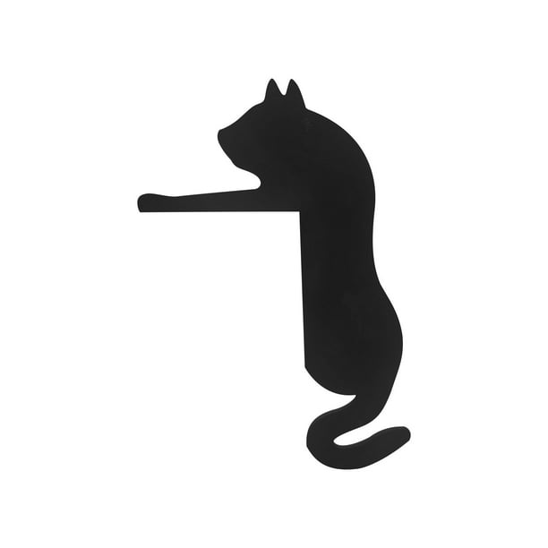 Fridja Halloween Black Cat Door Corner Sign Cat Silhouette Black Cat ...