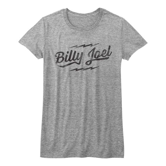 Billy Joel Logo Heather Junior Women's T-Shirt