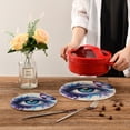 thumbnail image 7 of Watercolor Eye with Butterfly Pot Holders Trivets Set of 2 Cotton Hot Pads Mats for Hot Dishes Pots Pans Kitchen Cooking 7" 9.5", 7 of 7