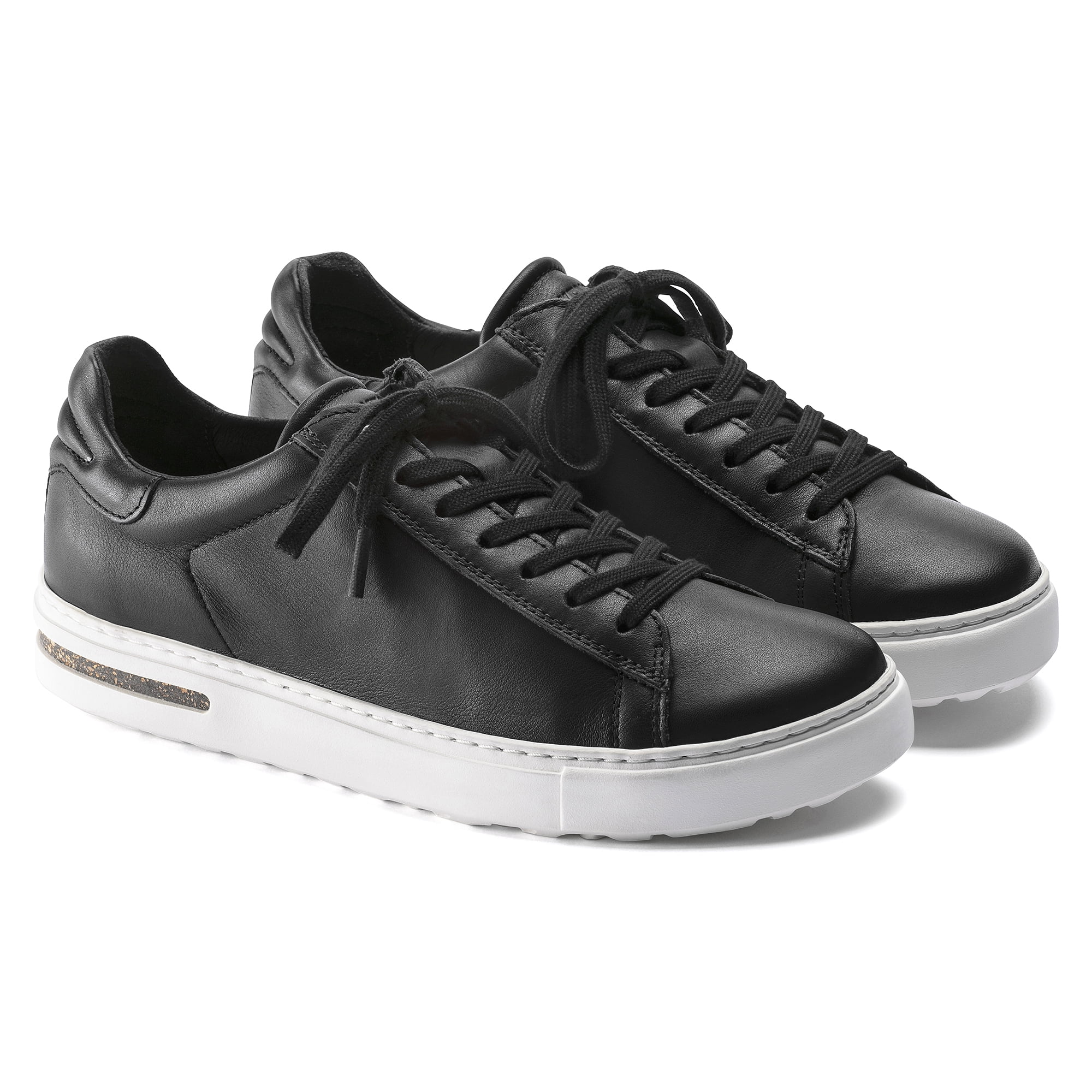 Birkenstock Bend Low II Leather Sneaker, 46, Black