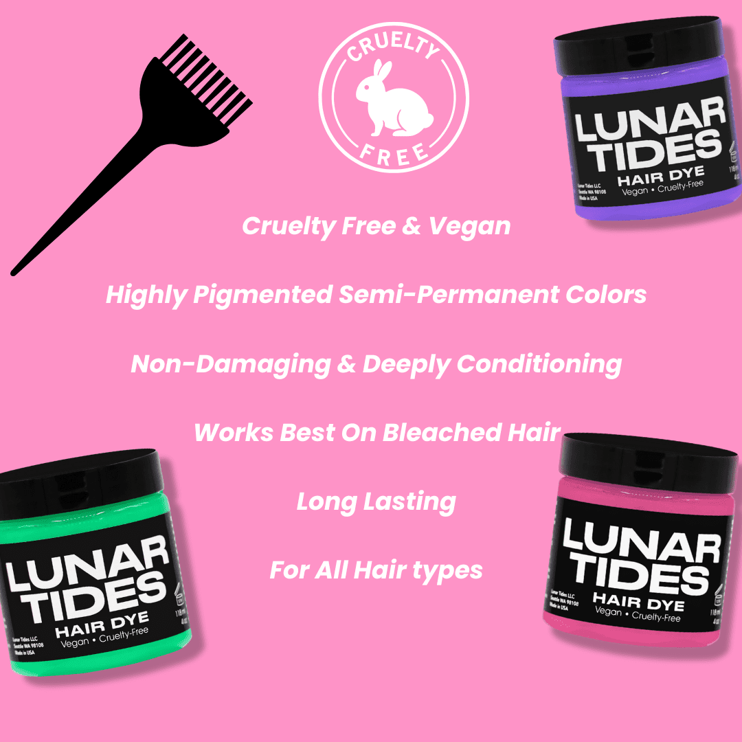 Lunar Tides Hair Dye - Juniper Green Semi Permanent Vegan