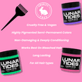 thumbnail image 2 of Lunar Tides Hair Dye - Juniper Green Semi Permanent Vegan, 2 of 7