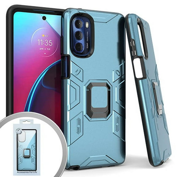 for Motorola Moto G STYLUS 2022 4G Magnet Ring 8 Navy Blue