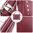 thumbnail image 6 of Sunyuer Punk Style Rivet Small Square Shoulder Bag - Crossbody Commuter Handbag with Dual Pockets, Portable and Stylish, 6 of 6